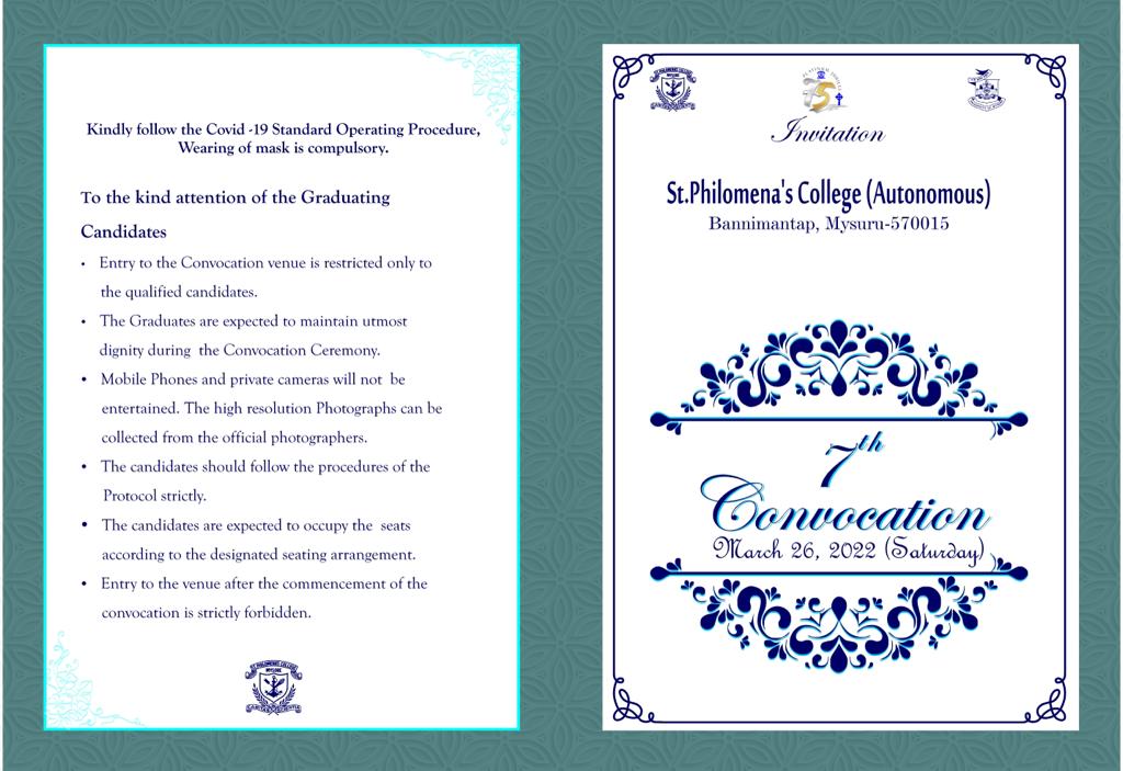 7th CONVOCATION INVITATION
